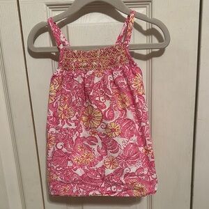 Lilly Pulitzer Pink and Yellow Kids Dress